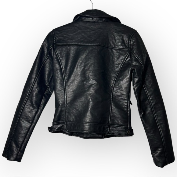 Romeo + Juliet Couture Black Faux Leather Jacket S - Picture 2 of 6